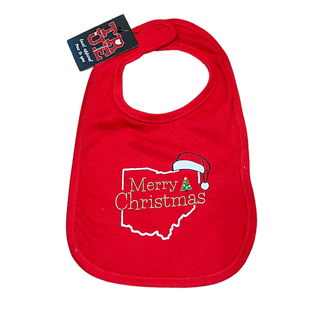 Merry Ohio Baby Bib