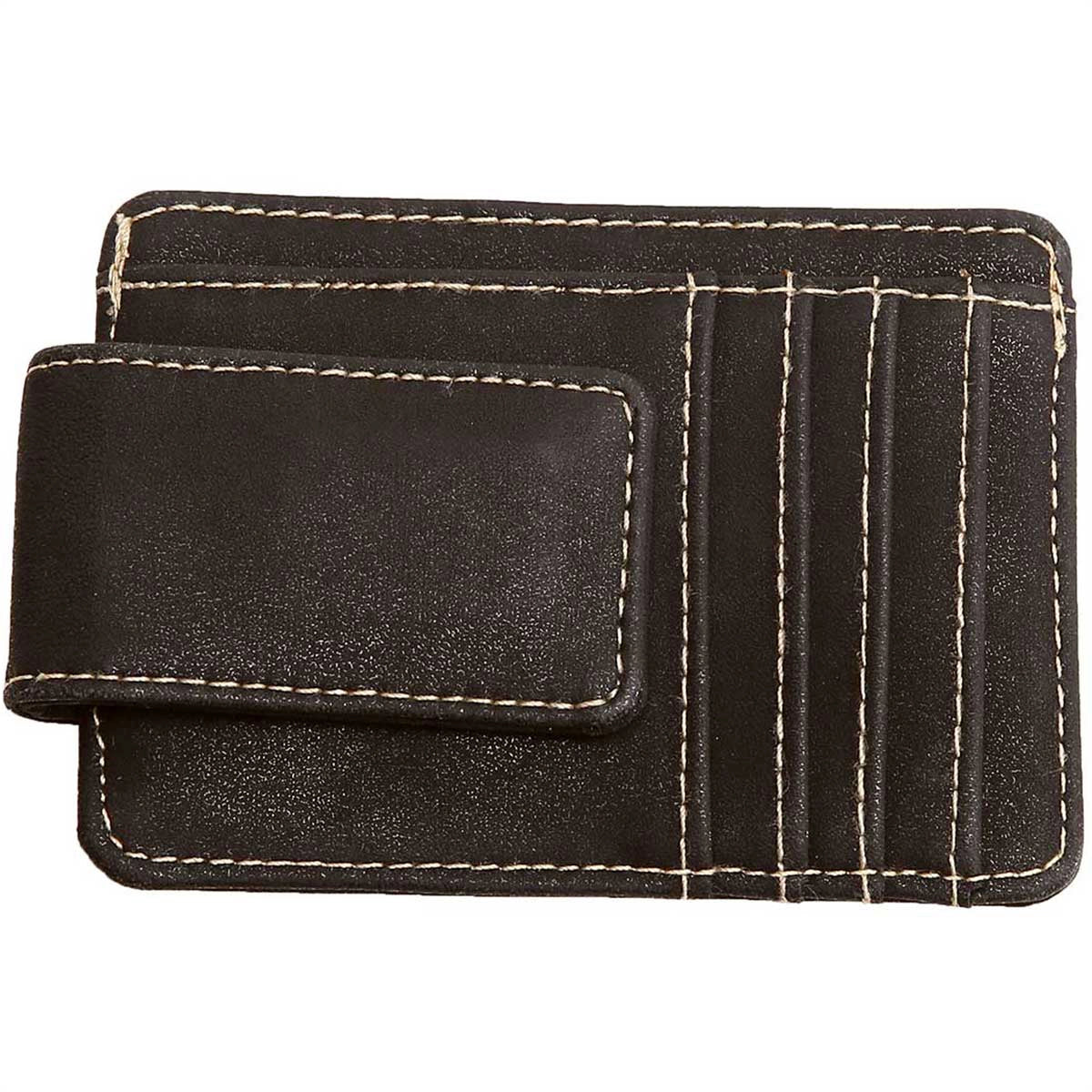 Money Clip with Card Slots & Bill Holder