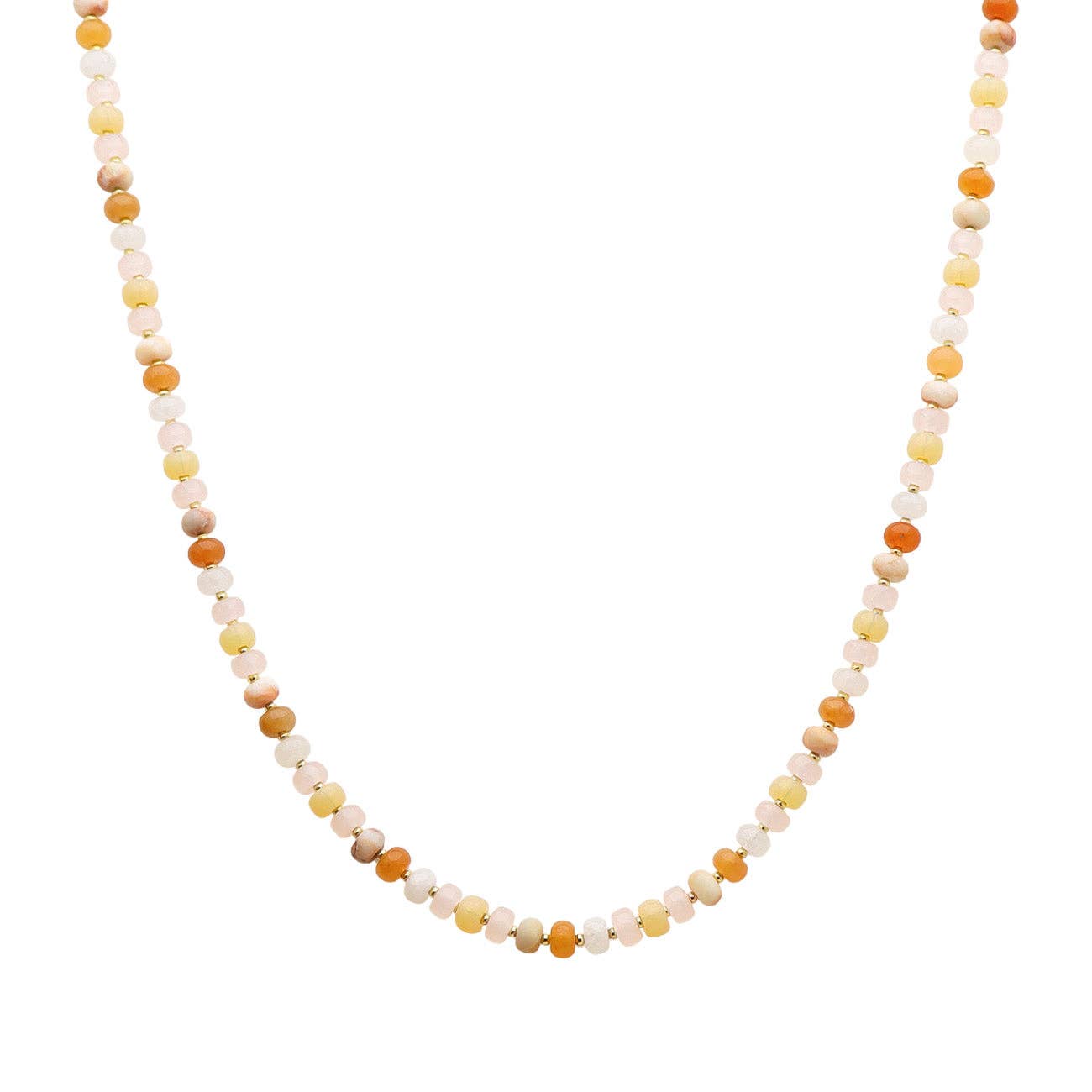 Pink "Candy" Beaded Necklace