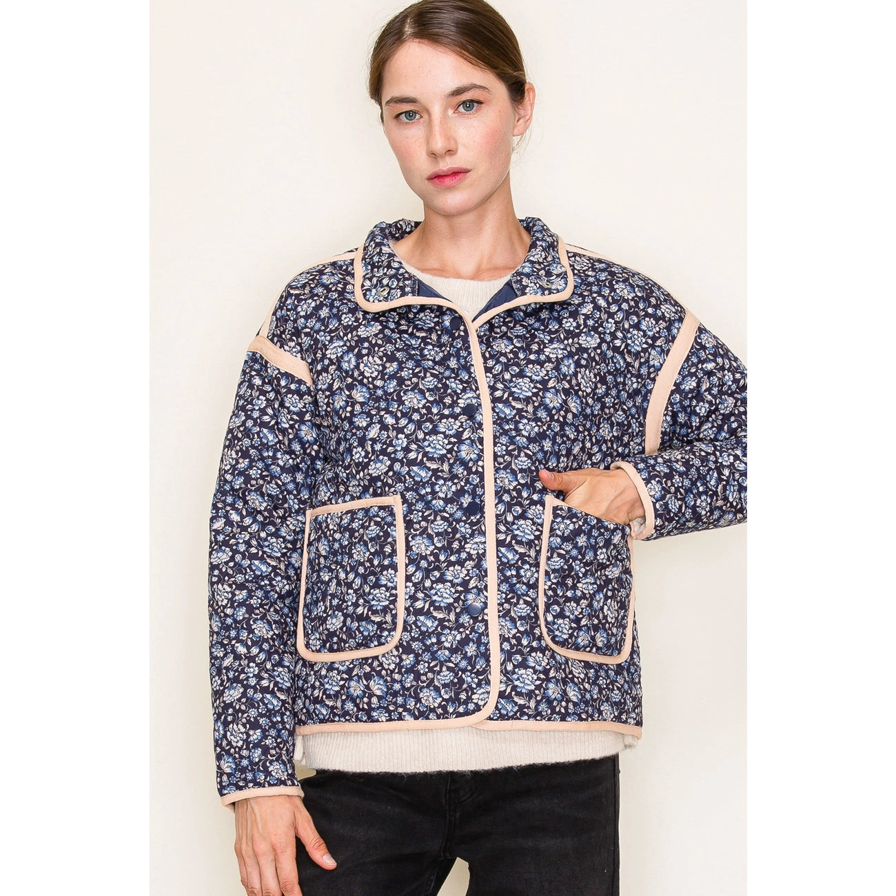 Floral Quilted Jacket