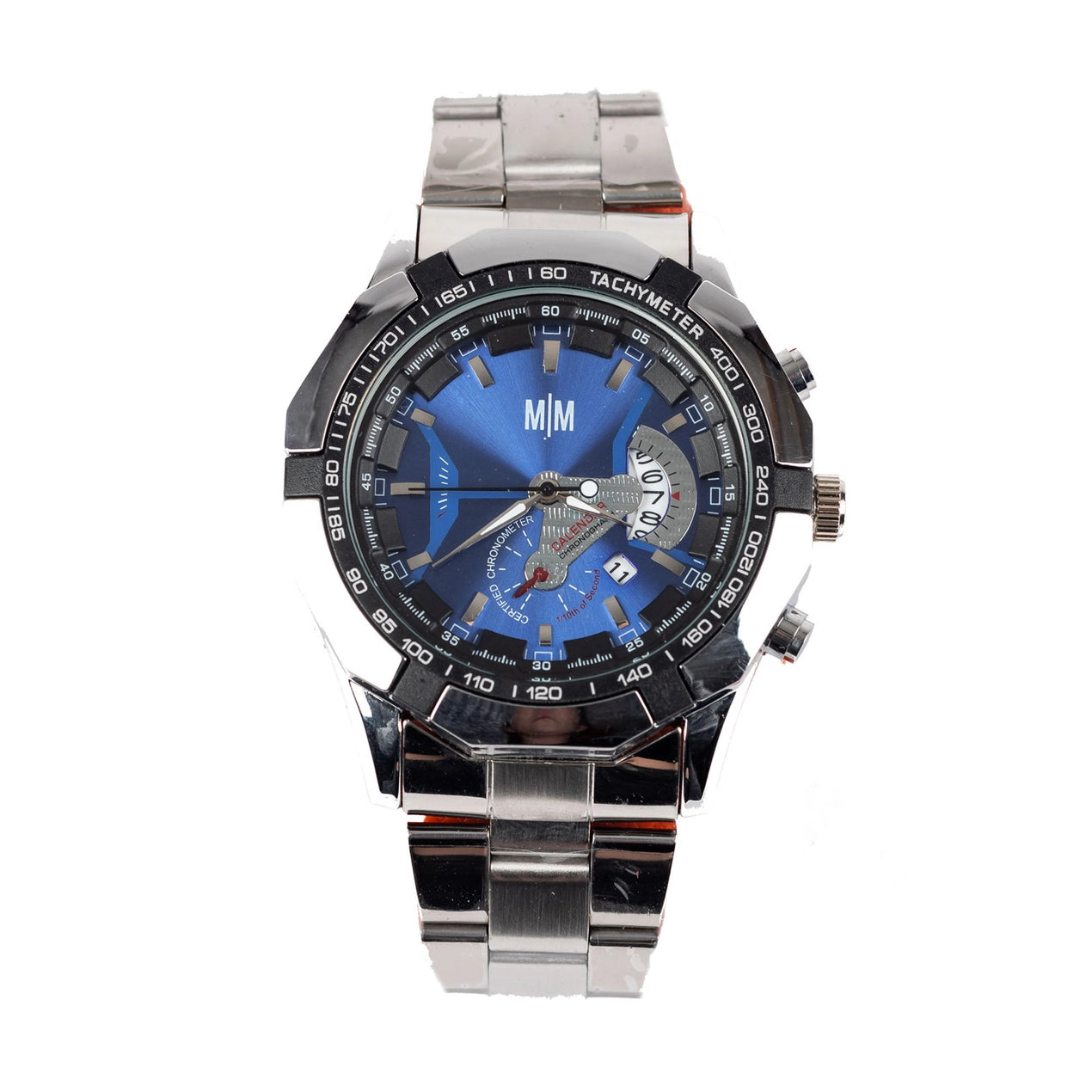 Metal Links Watch - Blue