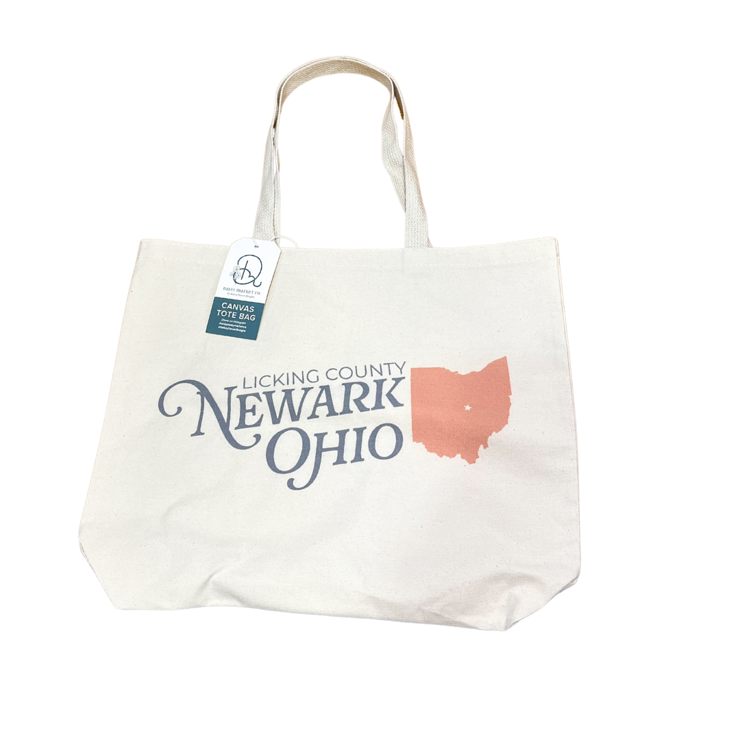 Licking County, Newark Ohio Canvas Tote Bag