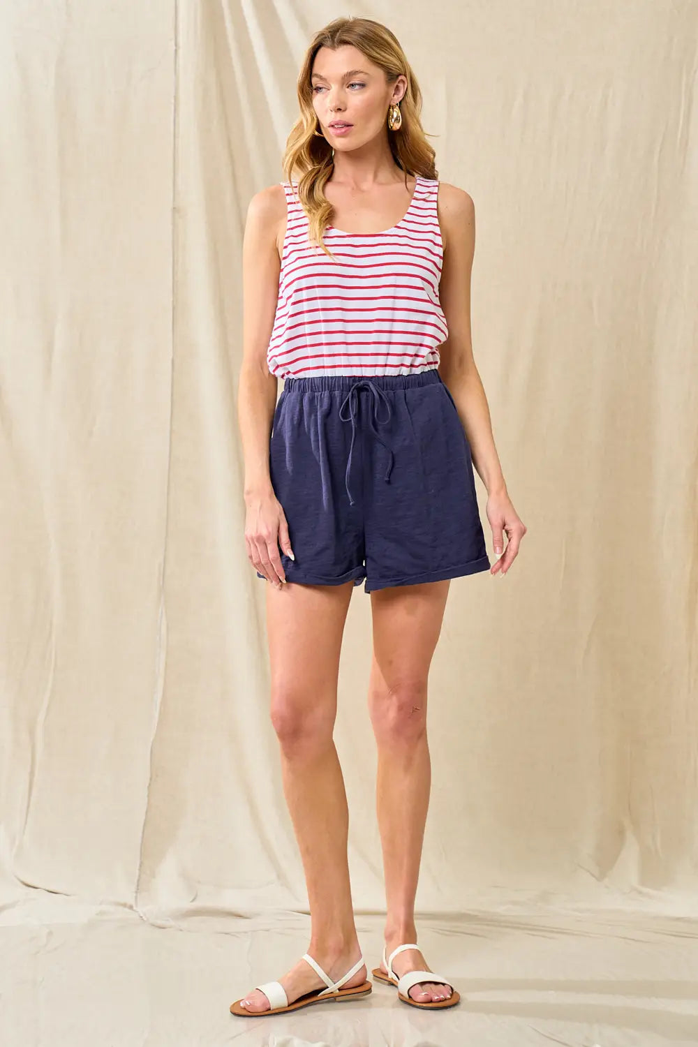 4TH OF JULY ROMPER - FINAL SALE