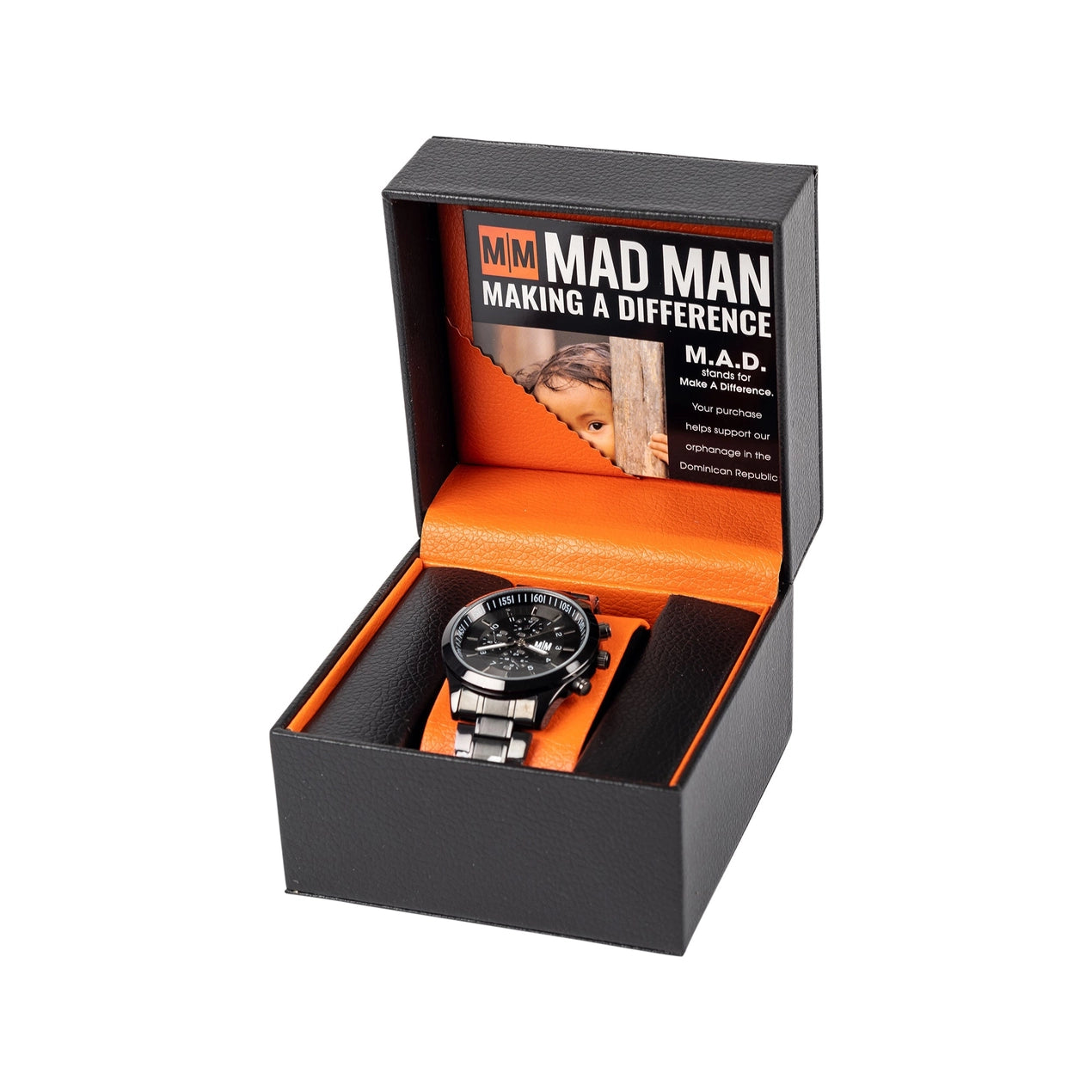 Metal Links Watch - Black