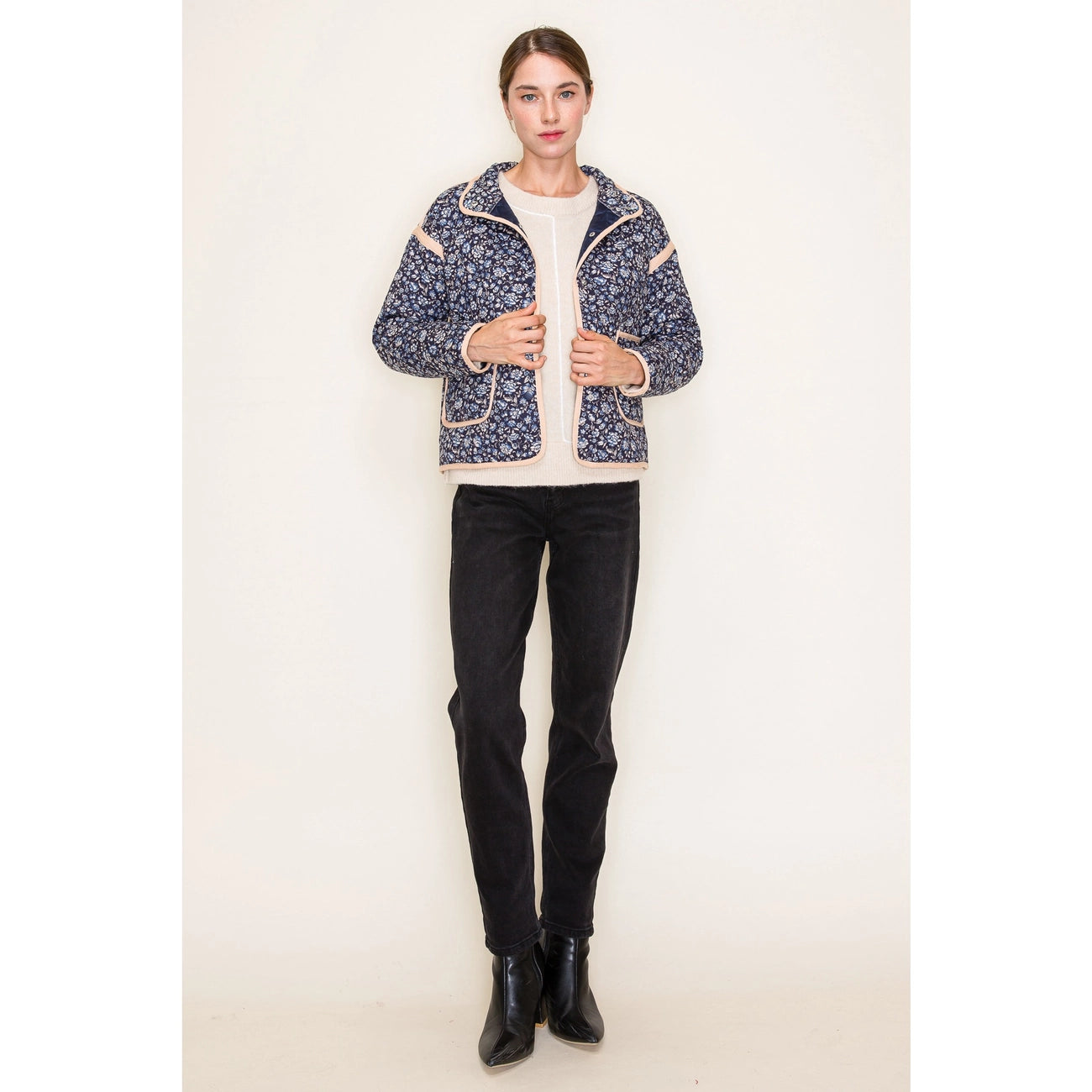 Floral Quilted Jacket