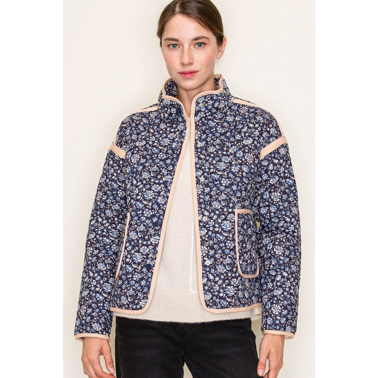 Floral Quilted Jacket