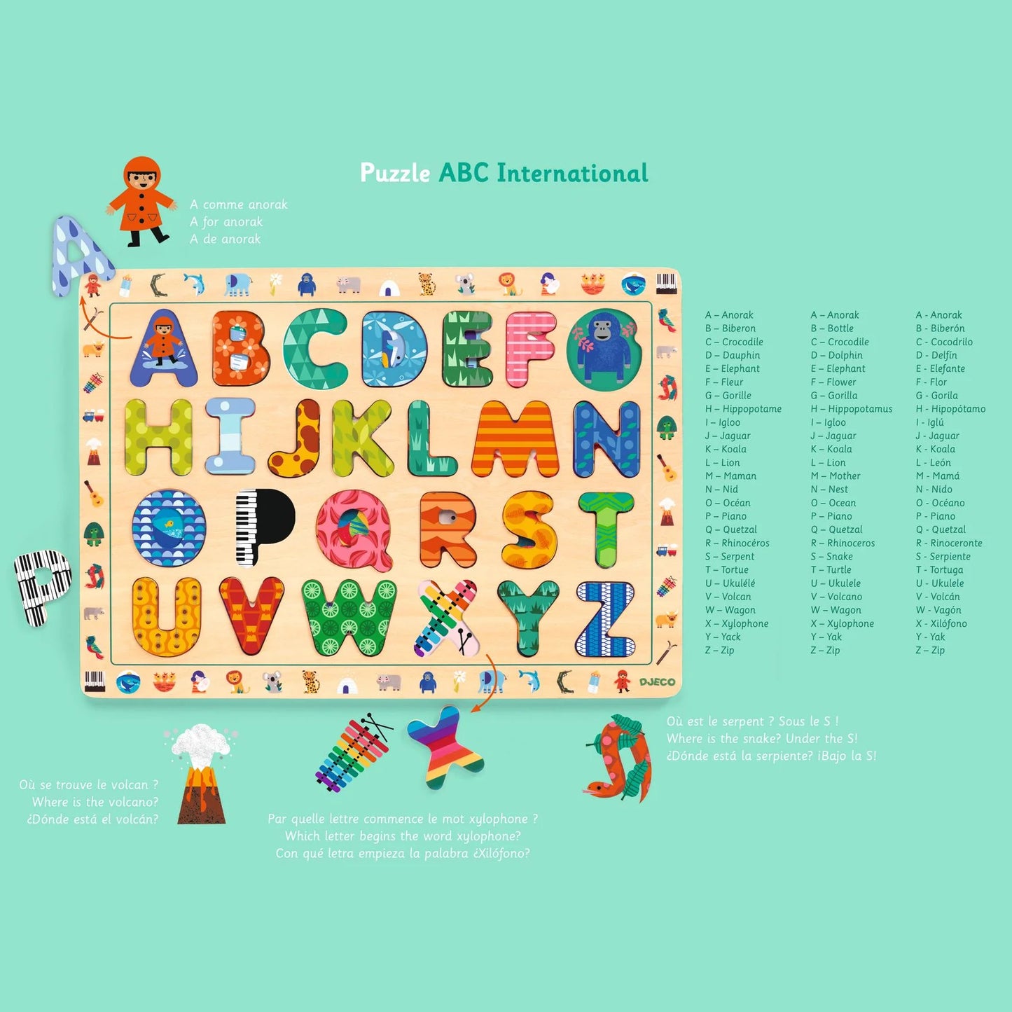 ABC Wooden Puzzle