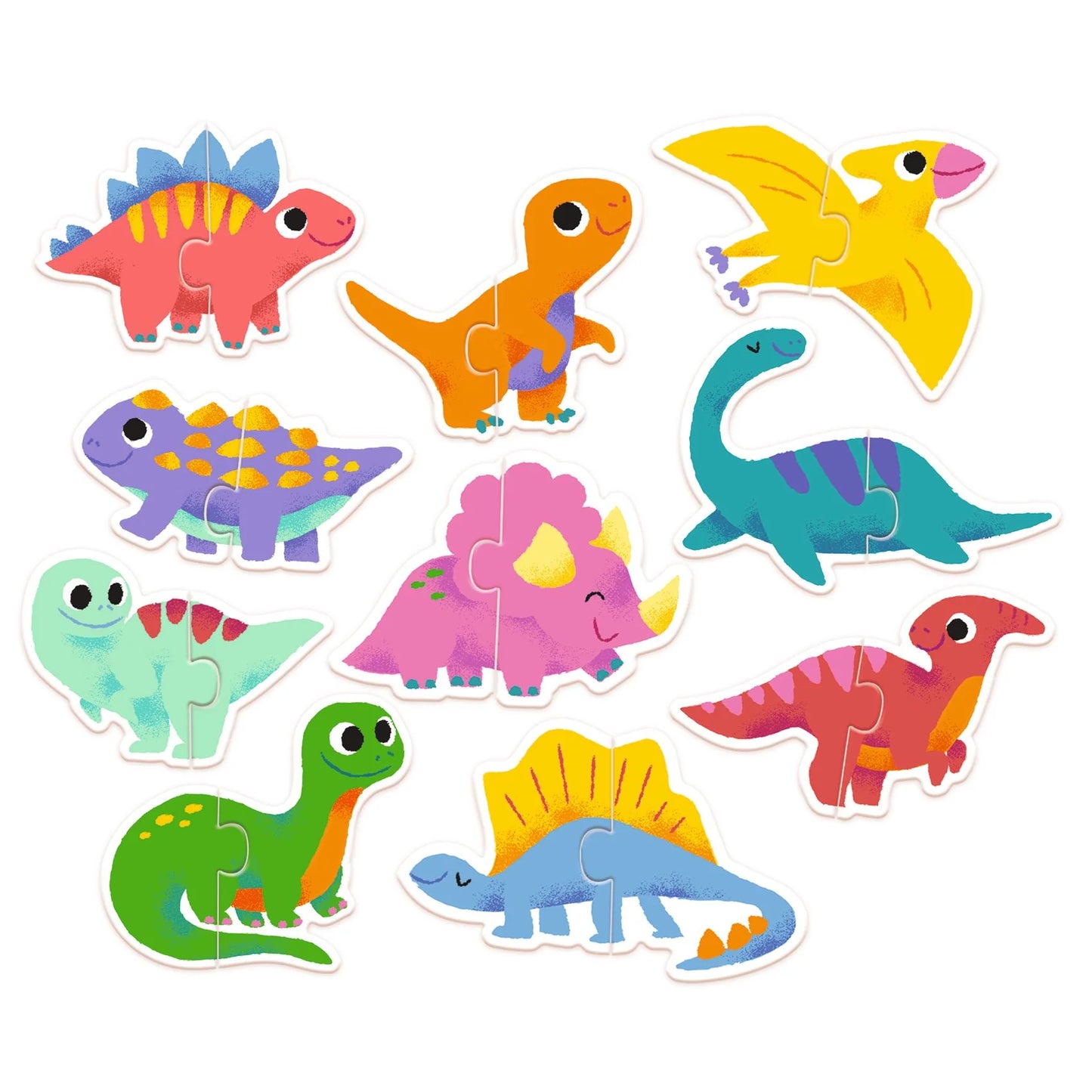 Dinos Puzzle Duo Matching Activity