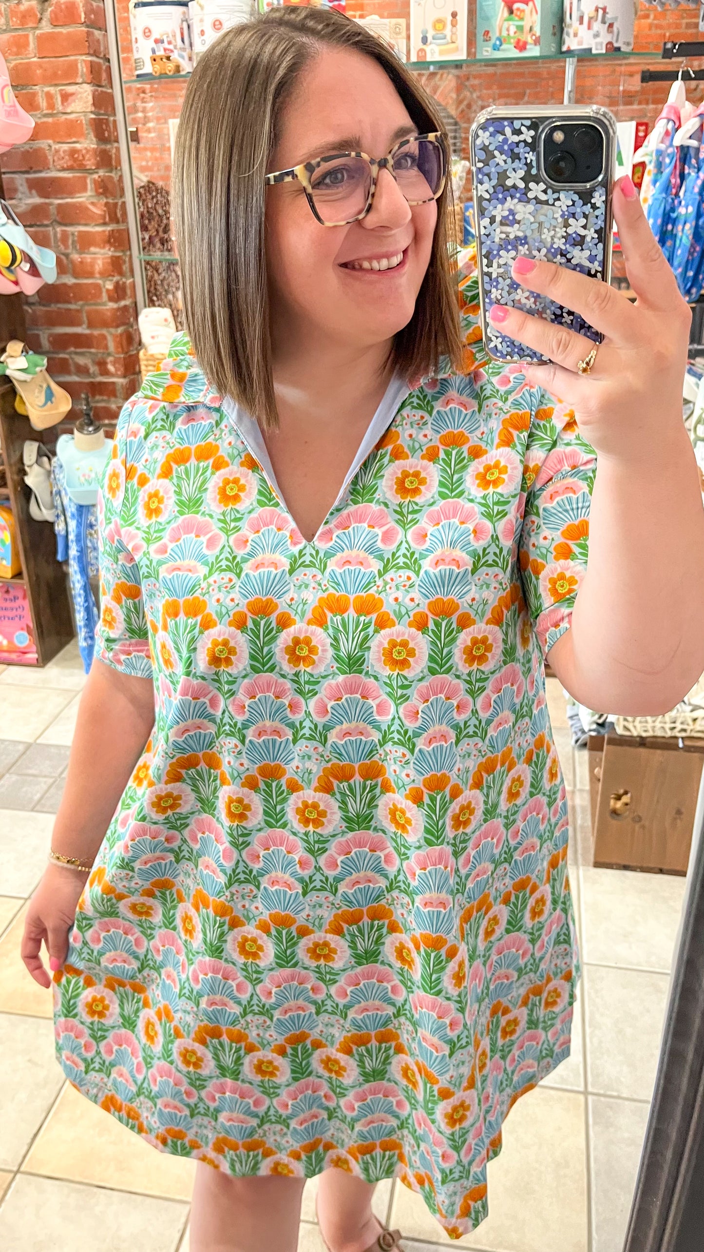 The Olivia Dress in Dreamy Meadows