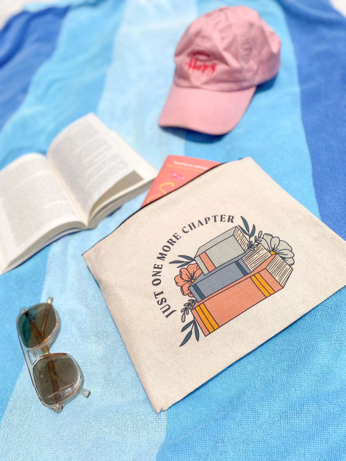 Just One More Chapter Book/Kindle Pouch