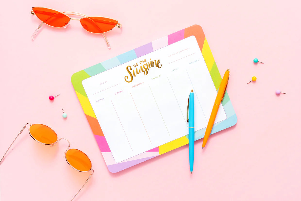 Be The Sunshine Weekly Planner
