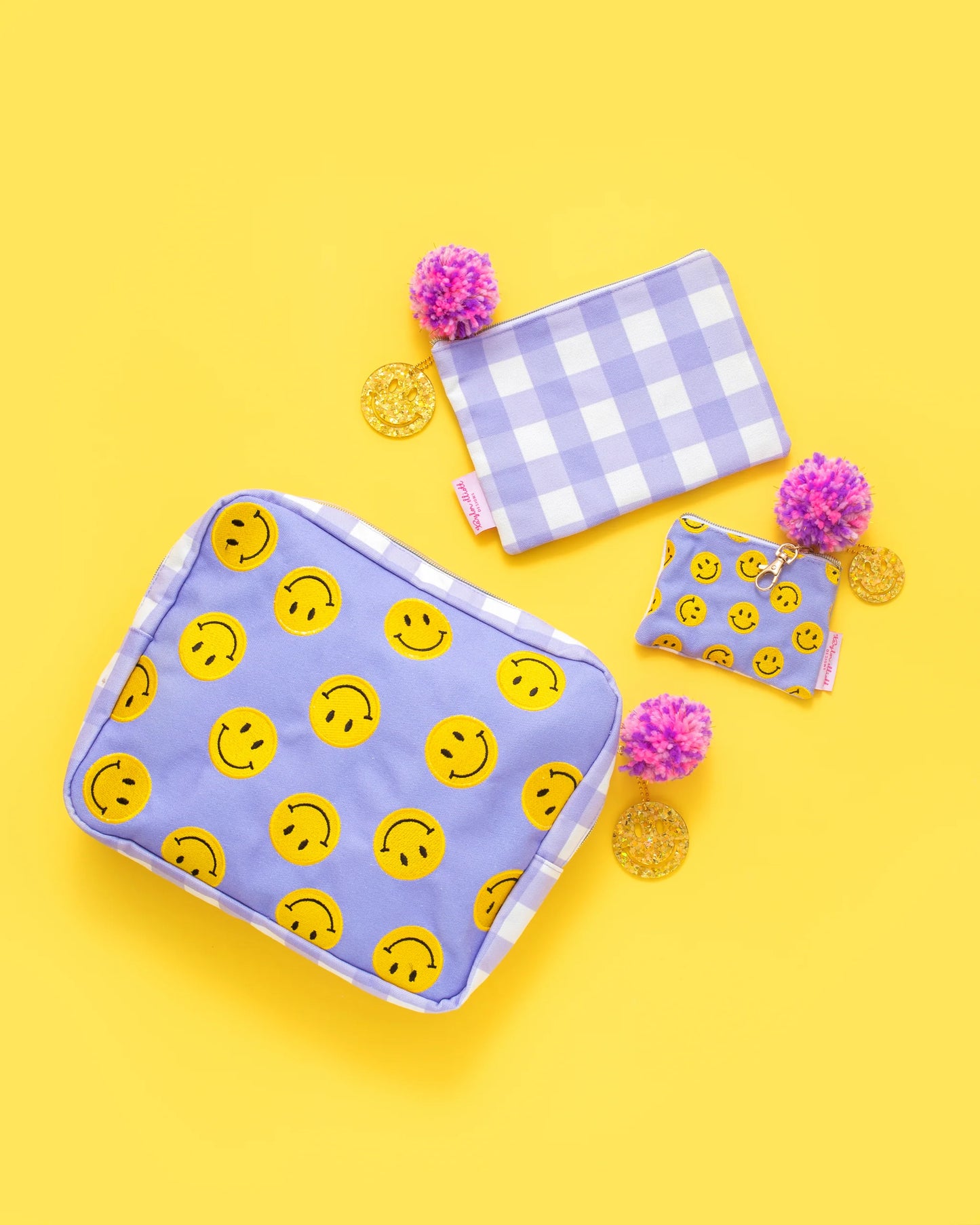 Smiley Pouch Large
