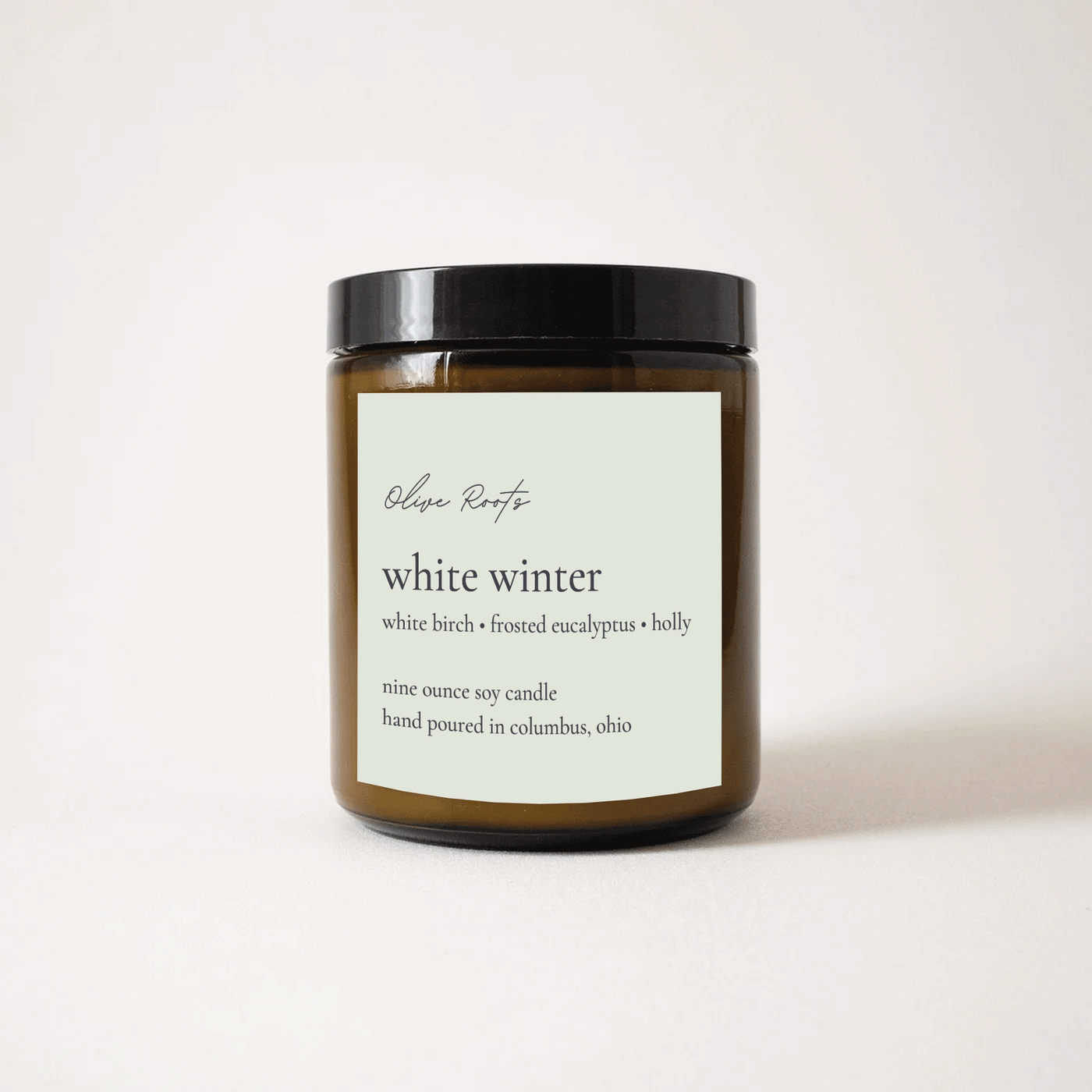 White Winter Candle - 9oz