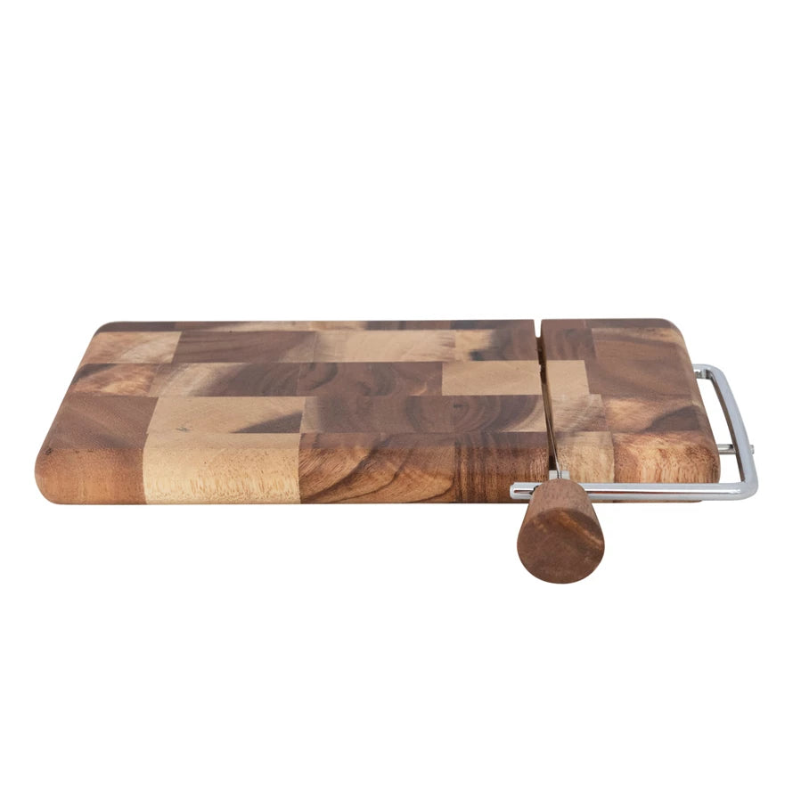 Sugar Wood and Stainless Steele Cheese Slicer