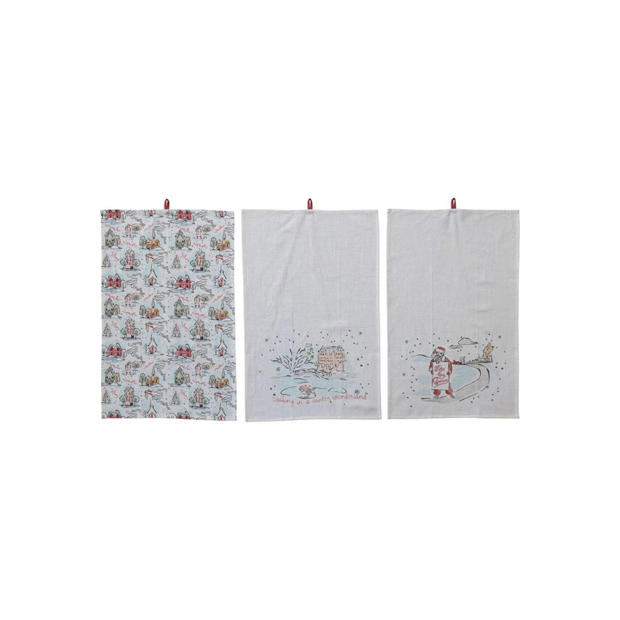 Cheerful Holiday Tea Towels