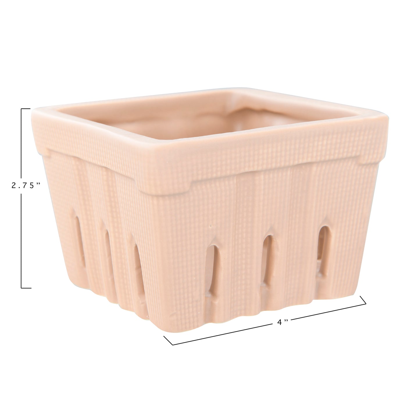 Stoneware Berry Basket