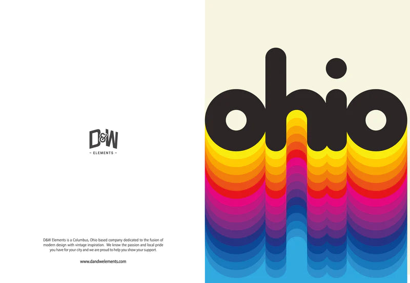Retro Ohio Greeting Cards