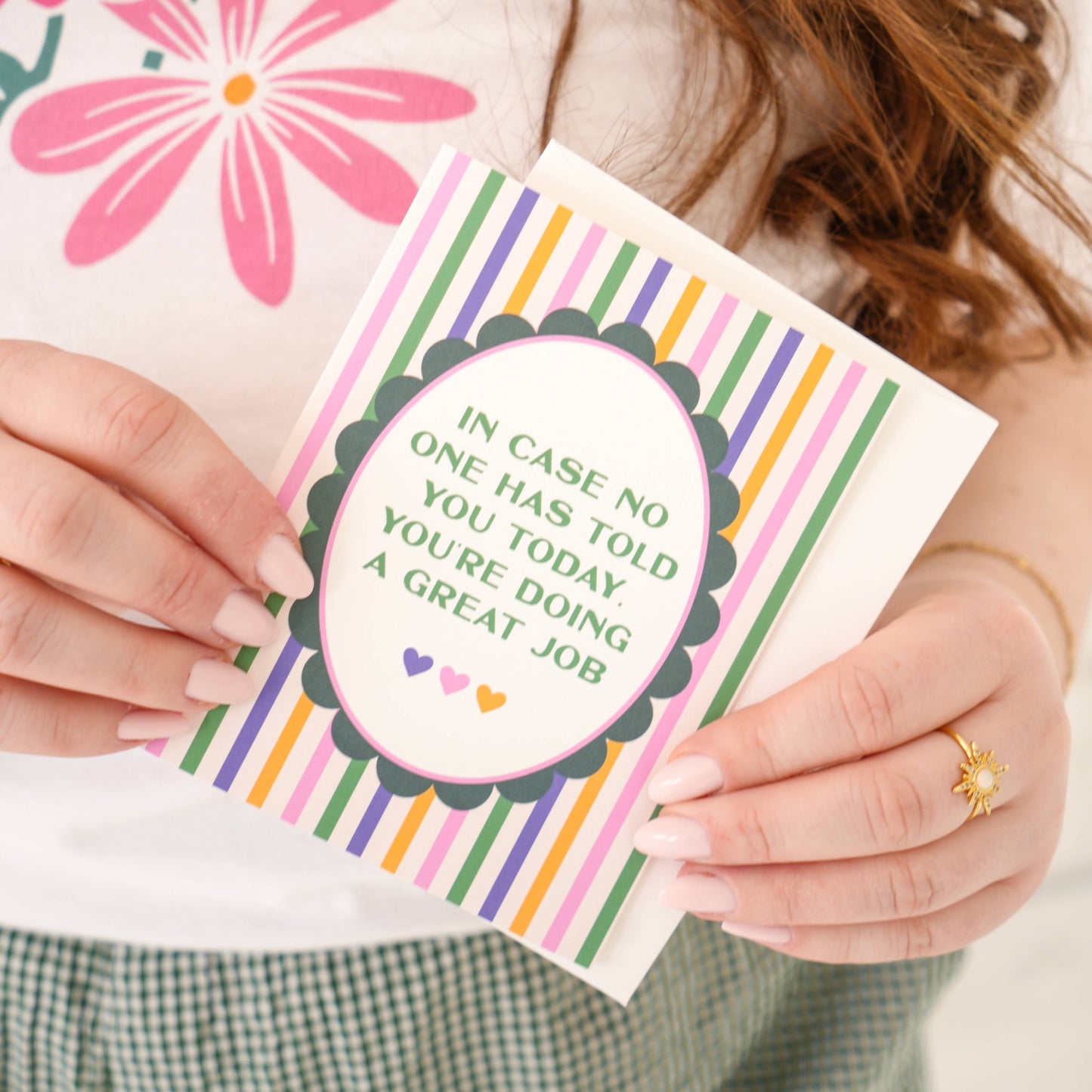 Doing a Great Job Encouragement Greeting Card