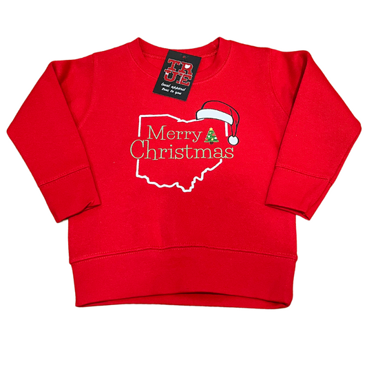 Merry Ohio Toddler Sweatshirt