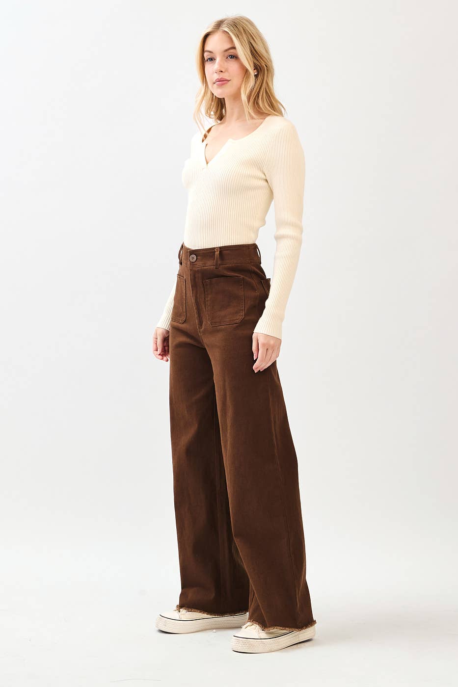 Wide Leg High Waist Pants
