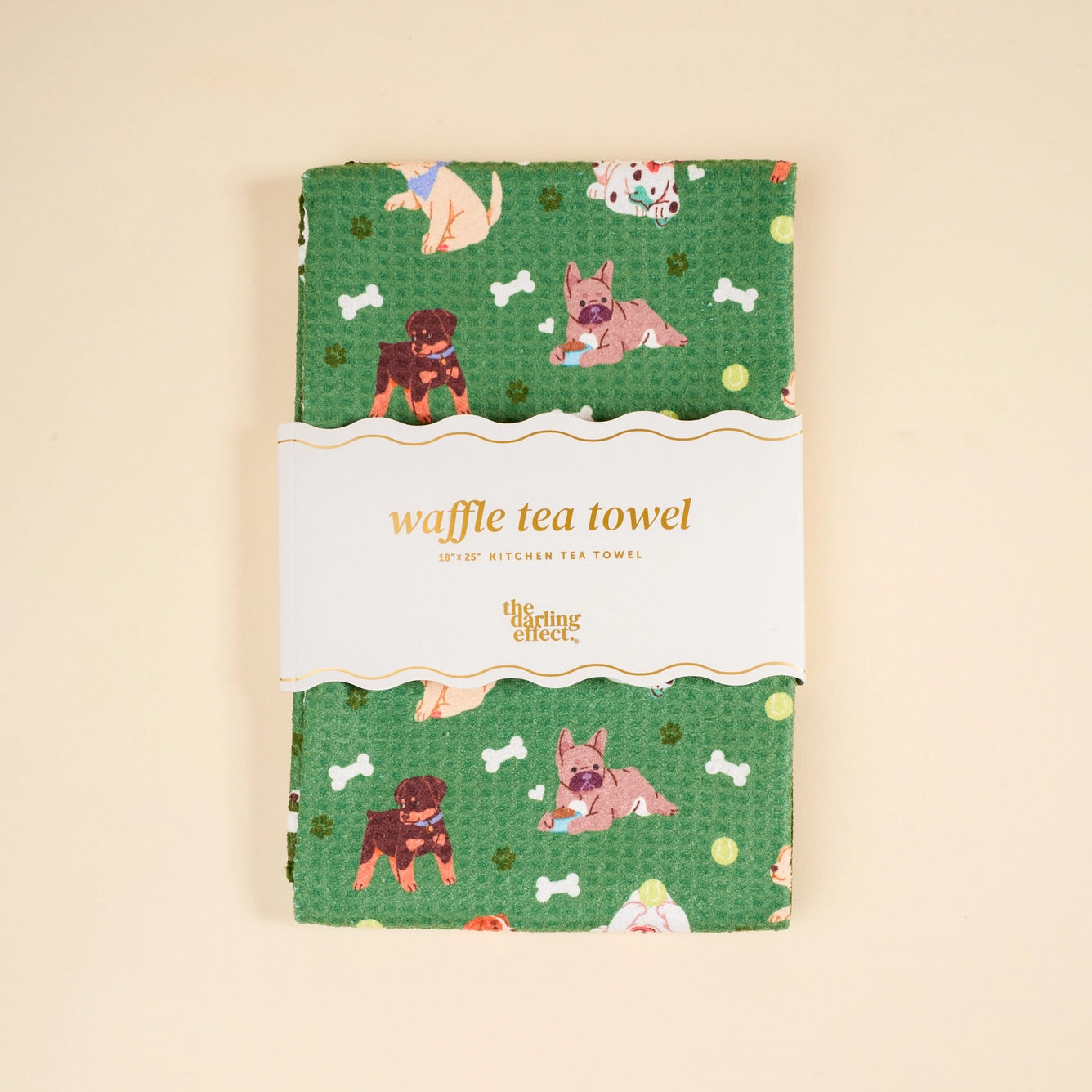 Dog Days Waffle Tea Towel