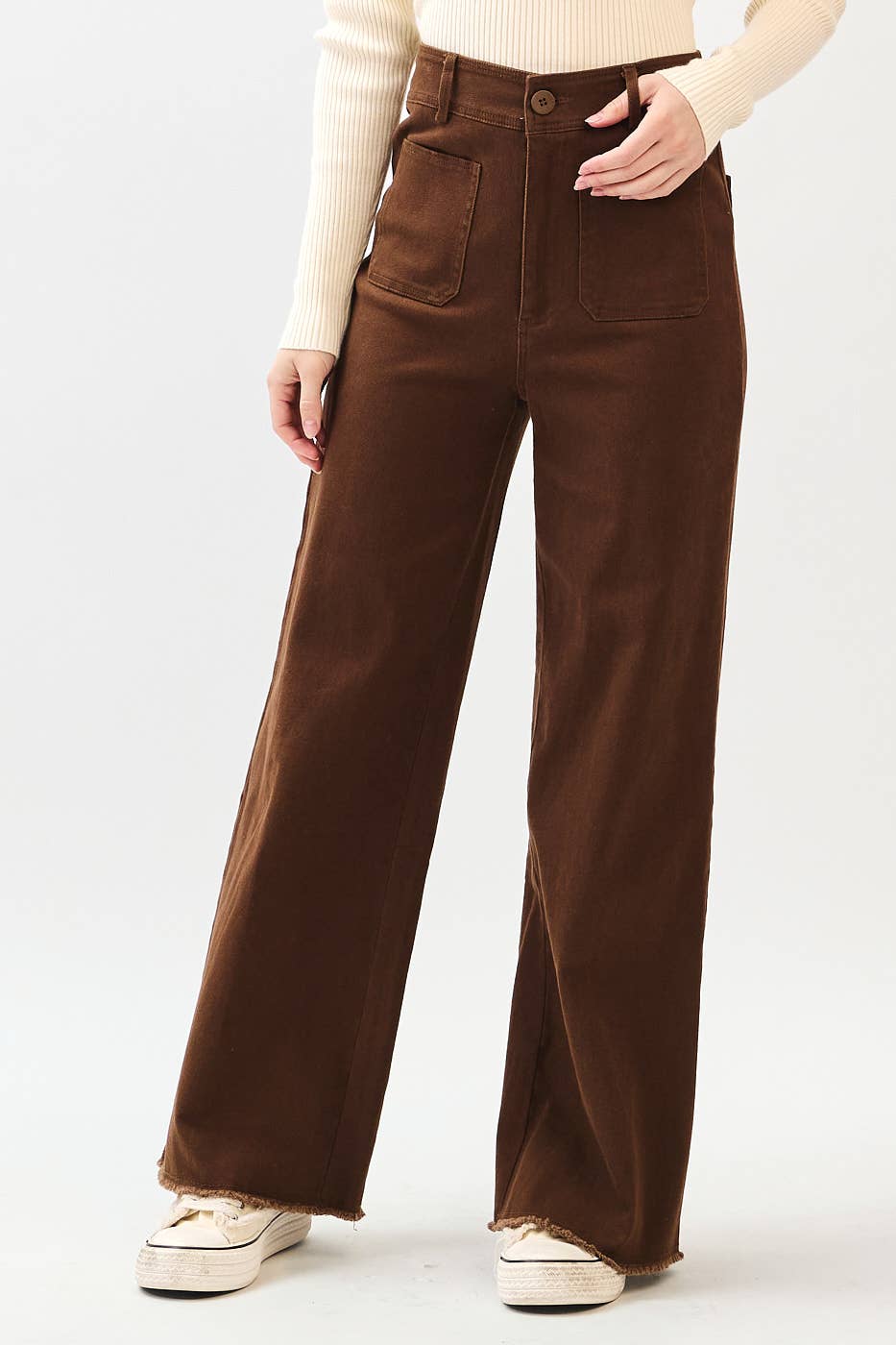 Wide Leg High Waist Pants