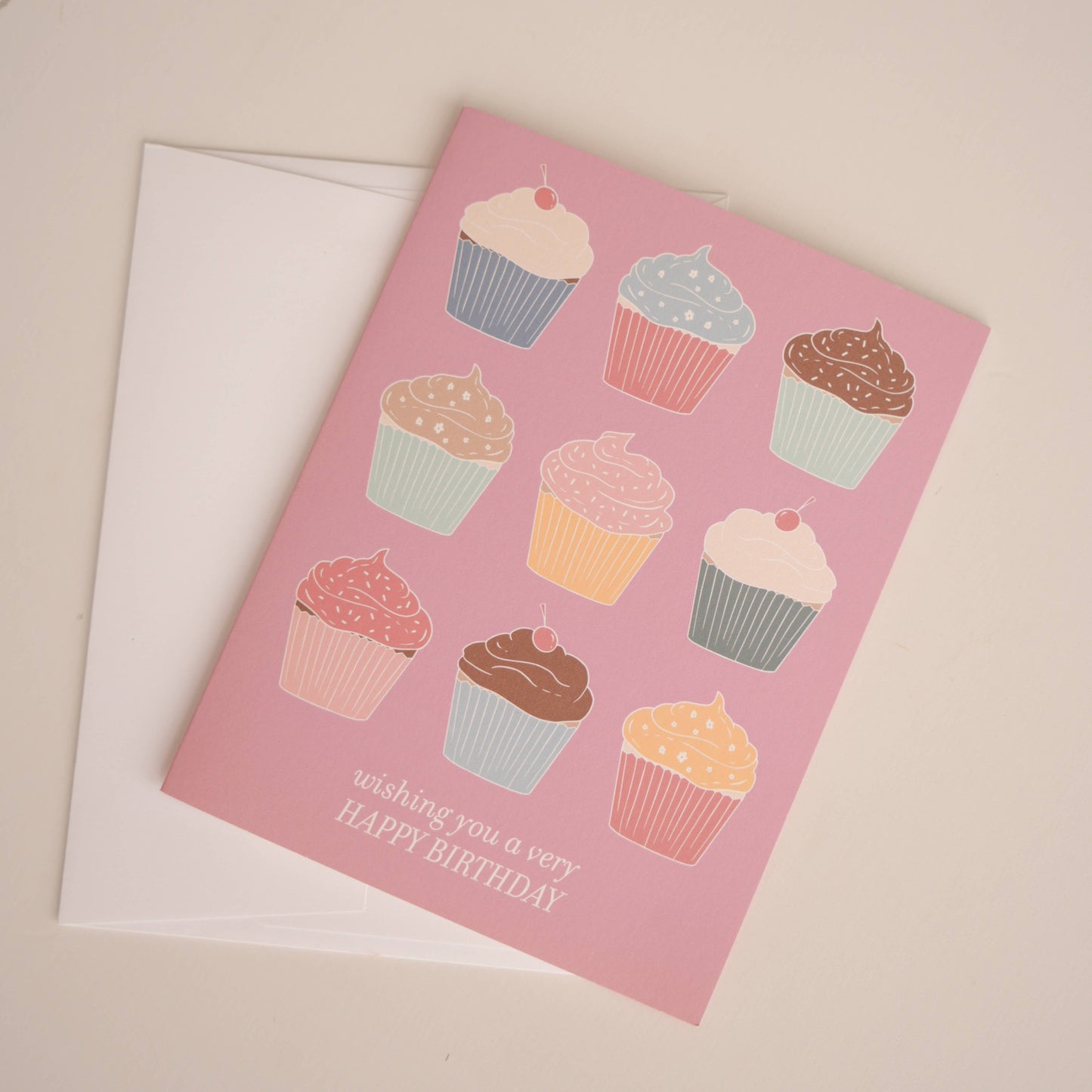 Cupcake Birthday Greeting Card