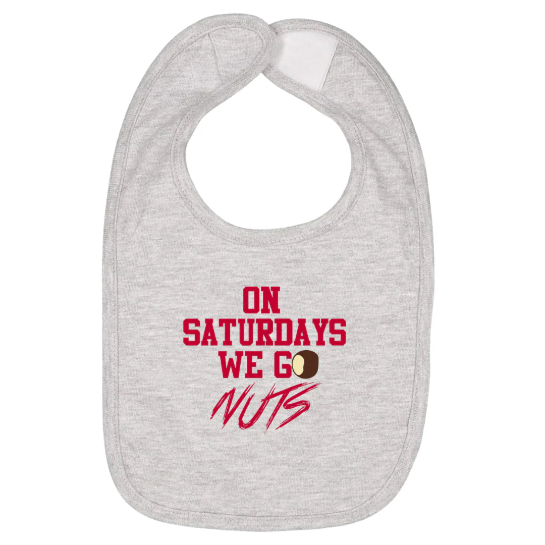 On Saturdays We Go Nuts Bib