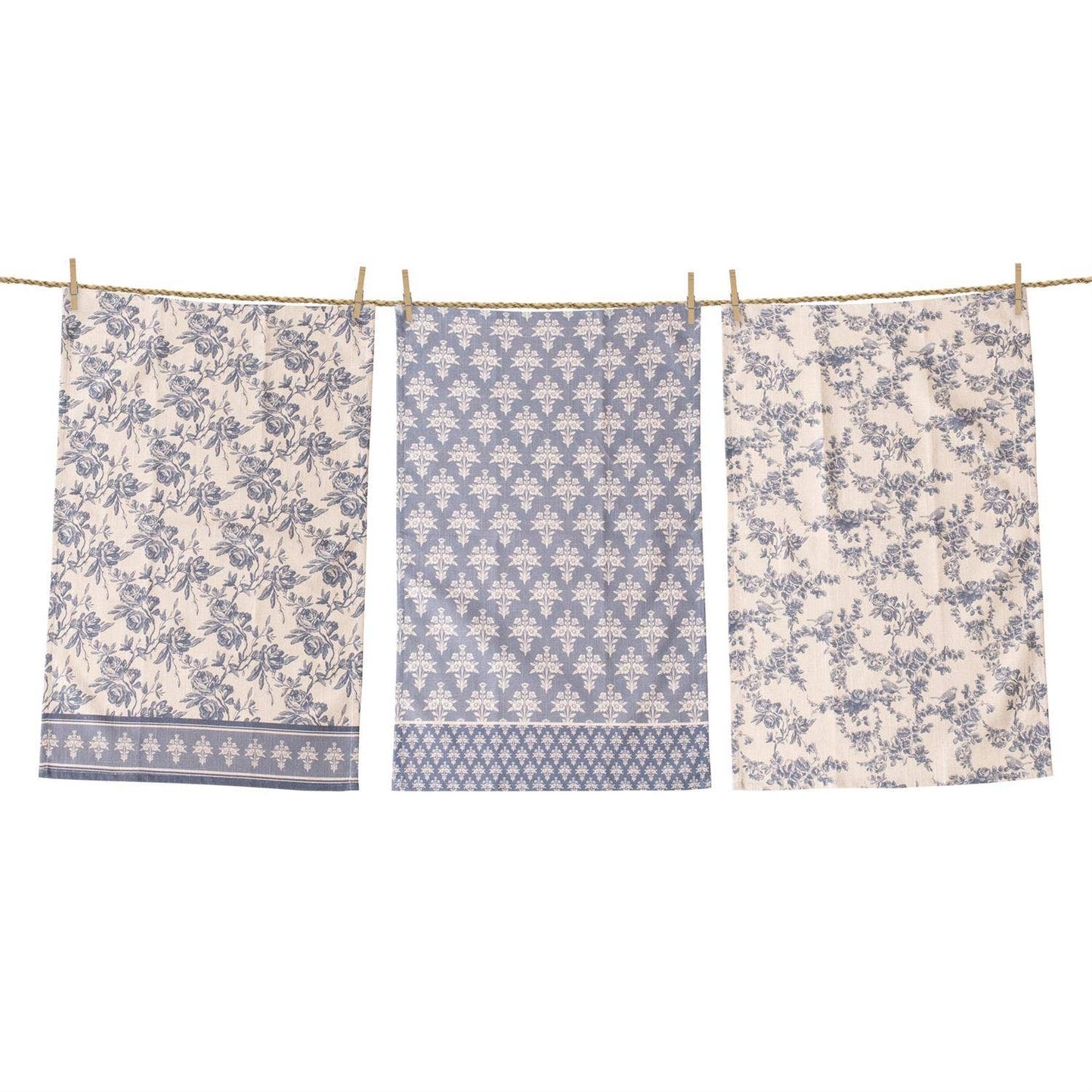 French Blue Tea Towel