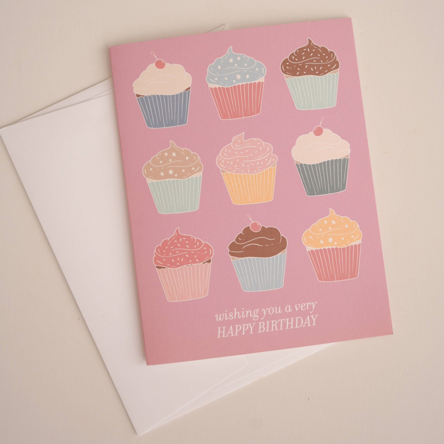 Cupcake Birthday Greeting Card