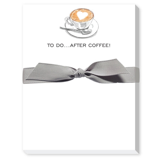 Mini Notepad "To Do After Coffee"