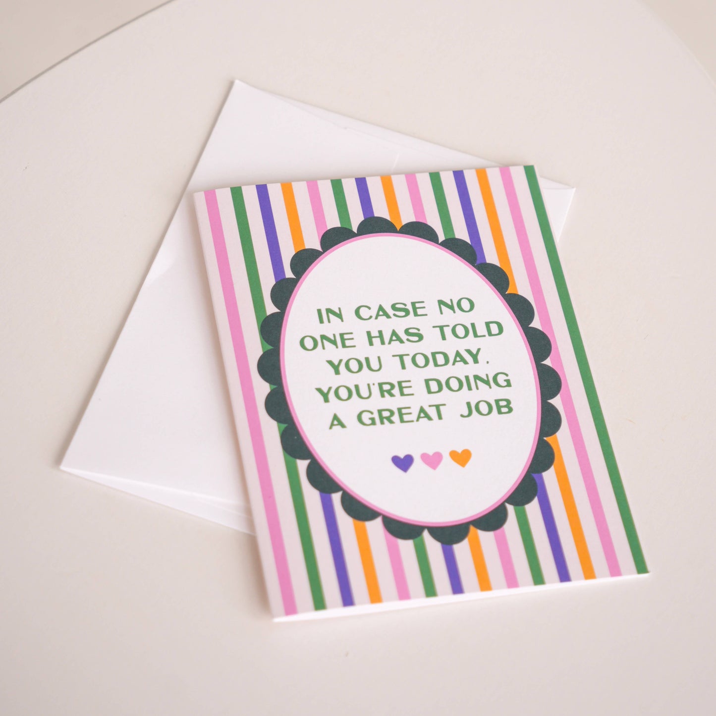 Doing a Great Job Encouragement Greeting Card