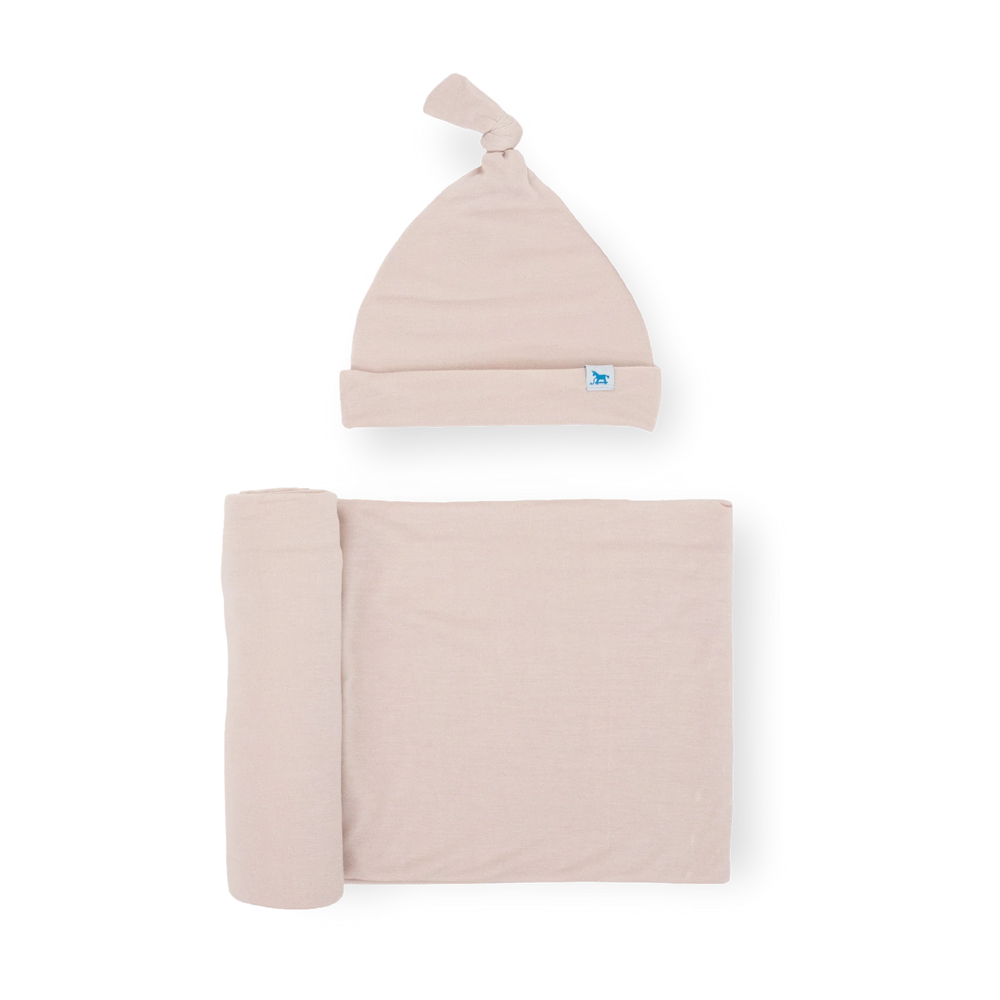Stretch Knit Swaddle and Hat Set