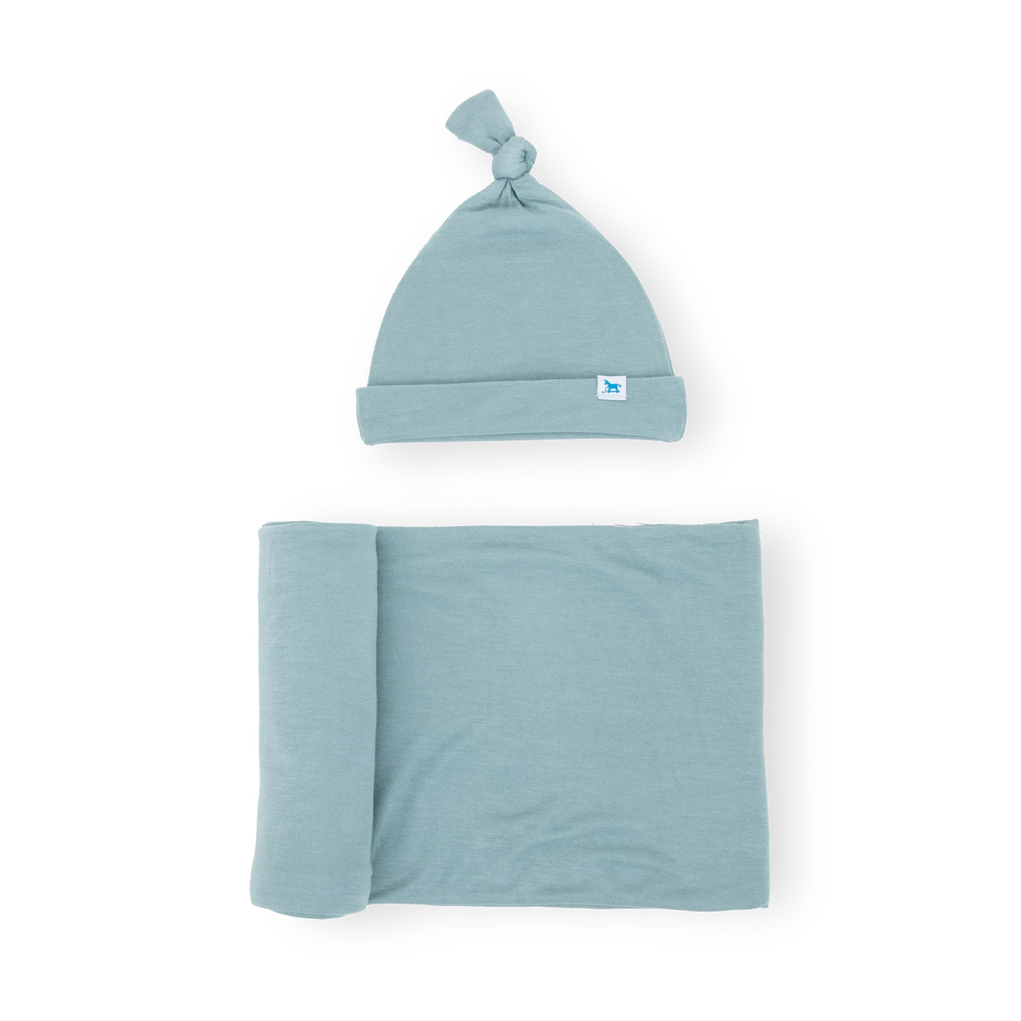 Stretch Knit Swaddle and Hat Set