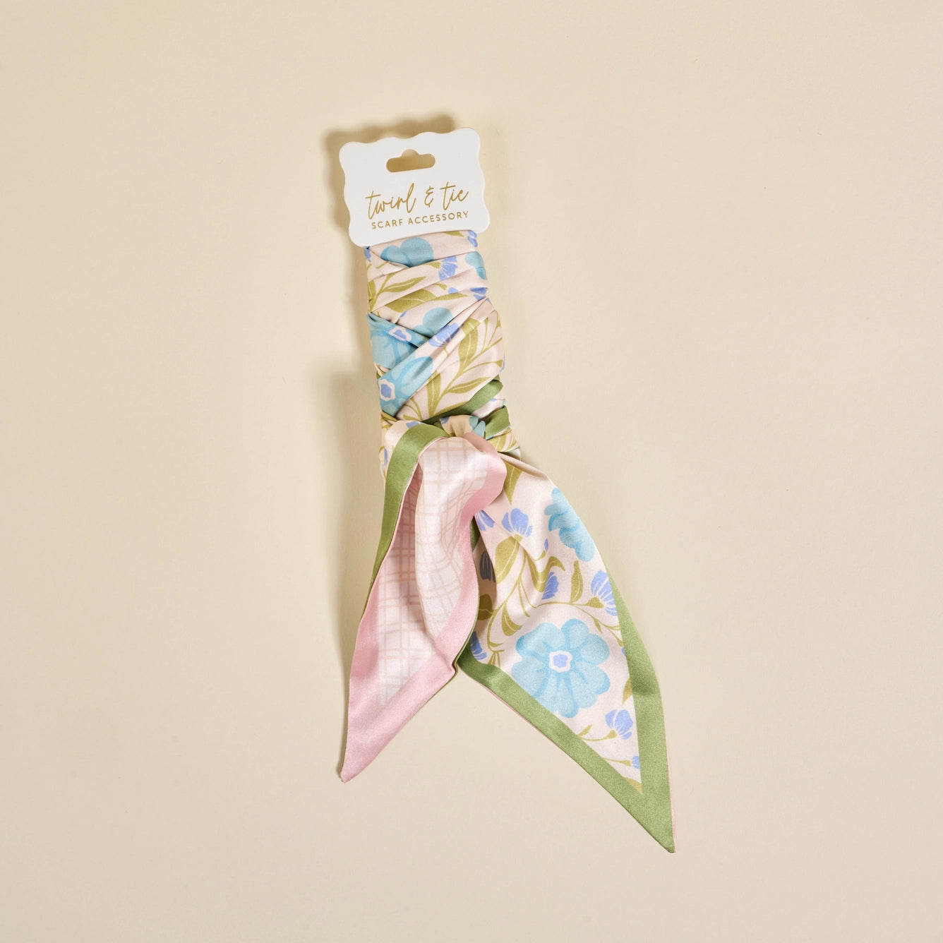 Twirl & Tie Accessory Scarf in Poppin' Petals Aqua