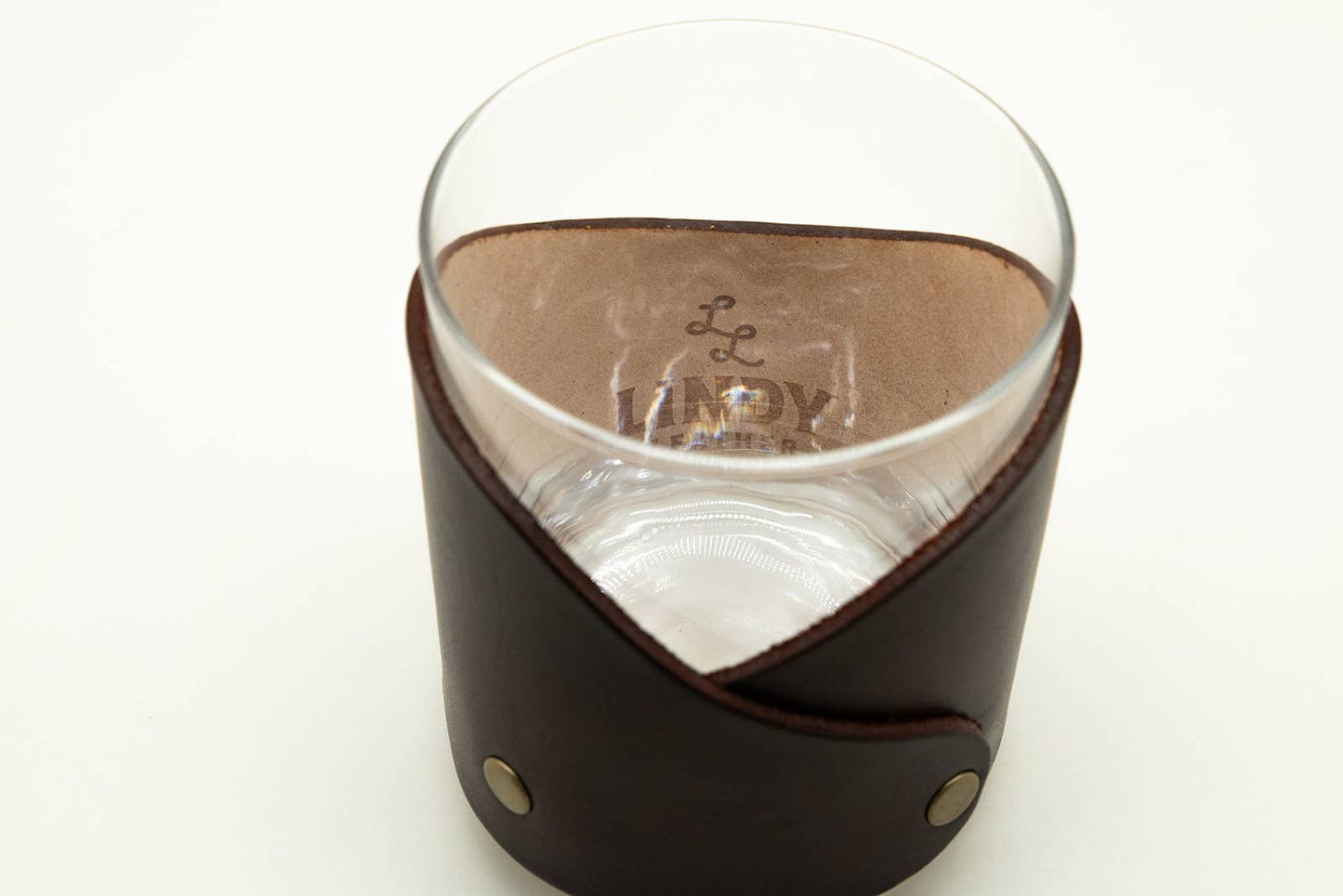 Leather Rocks Glass - "Call Me Old Fashioned"