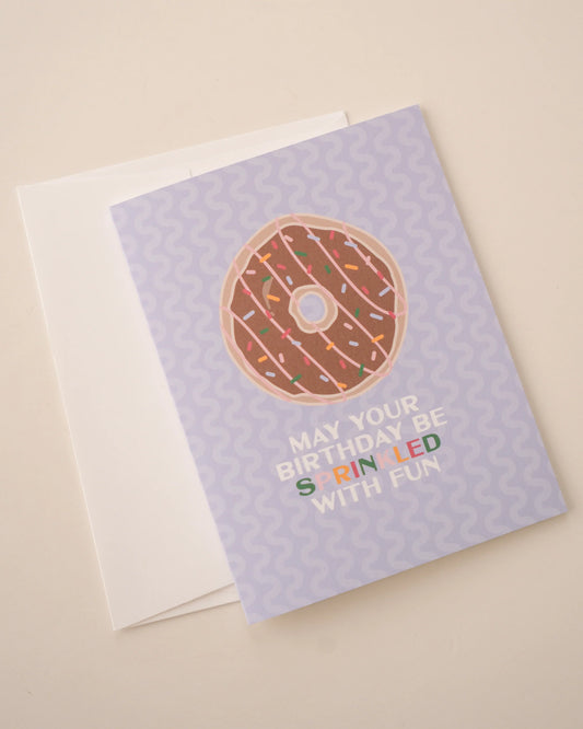 Sprinkled Birthday Card