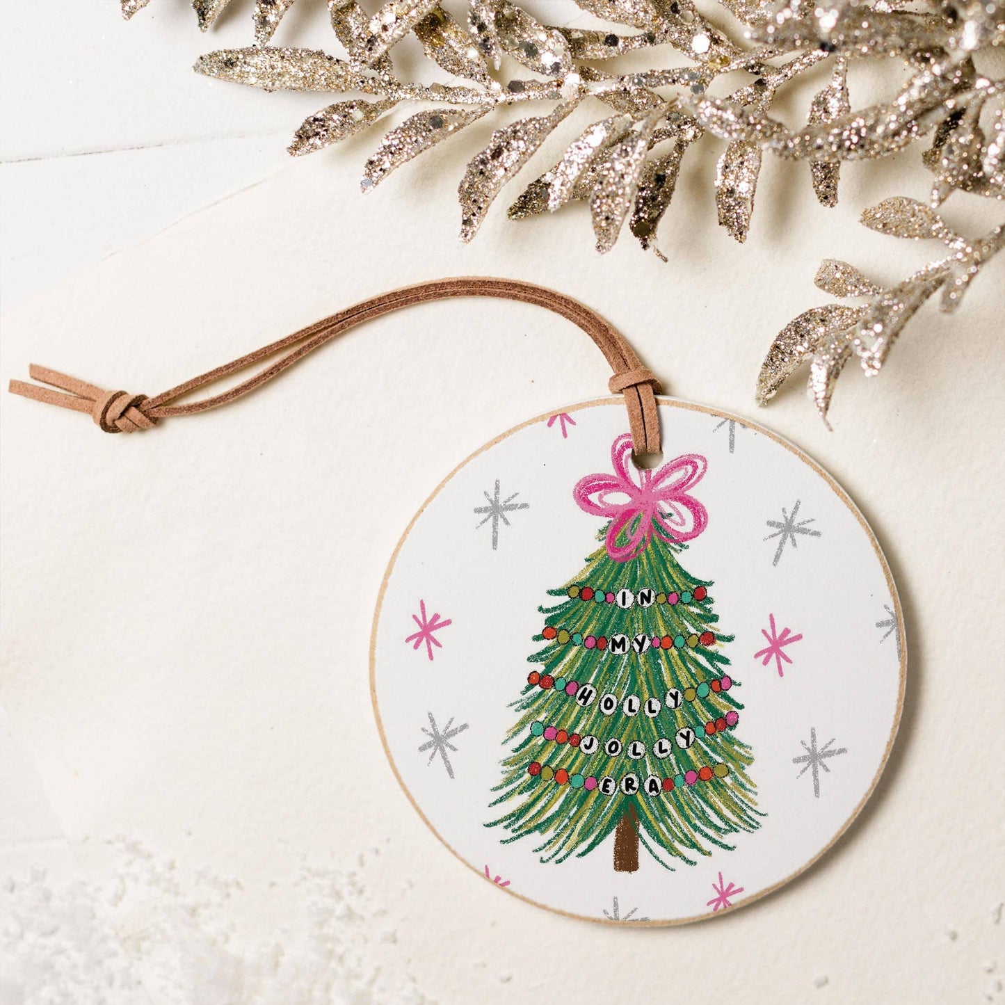 Holly Jolly Era Ornament