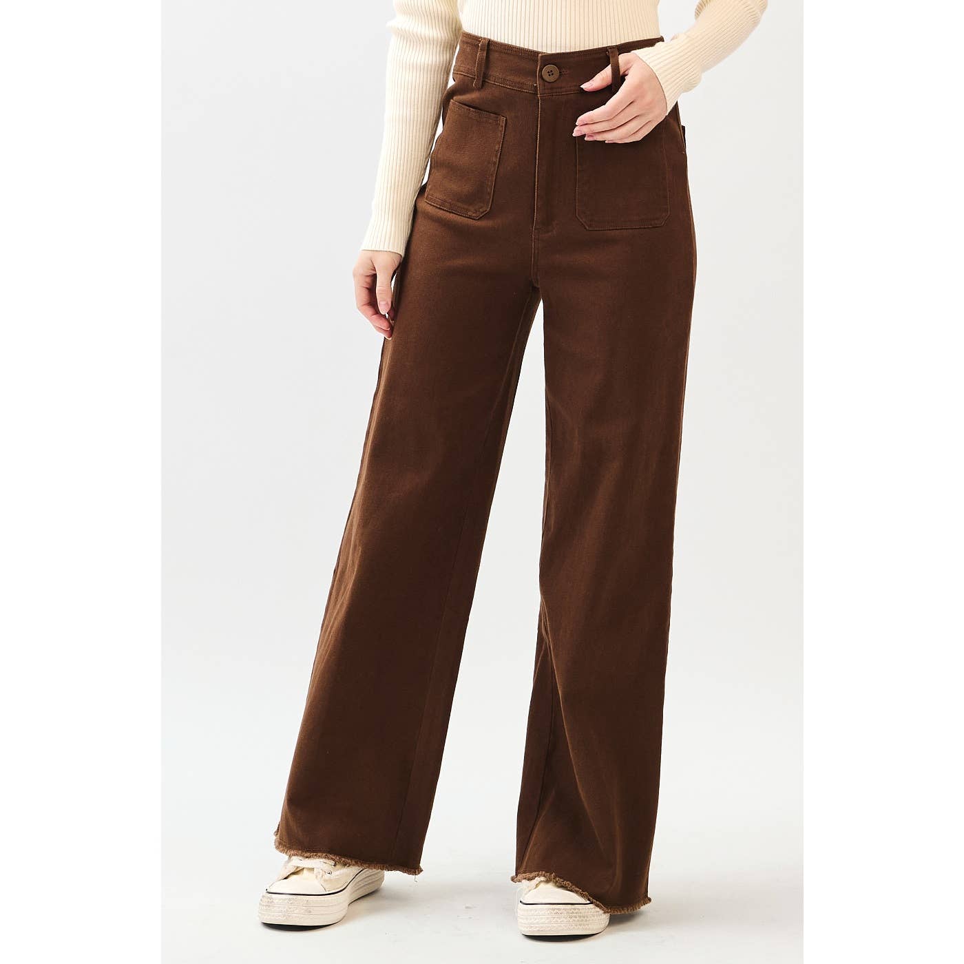 Wide Leg High Waist Pants