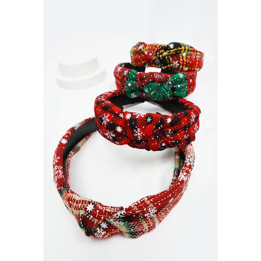 Christmas Knotted Headbands
