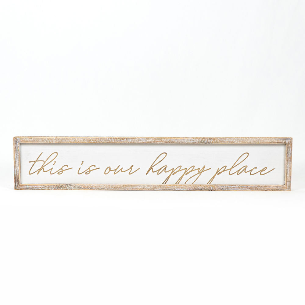 You Are So Loved // This Is Our Happy Place Wood Sign