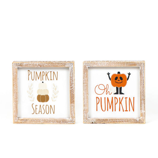 Pumpkin Season // Oh Pumpkin Wood Sign - FINAL SALE