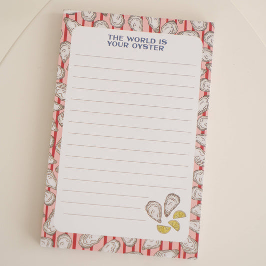 World is Your Oyster Notepad