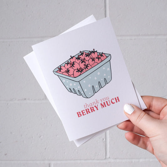 Thank You Berry Much Card