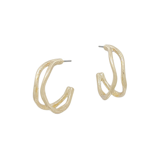 Gold Hoop Earring