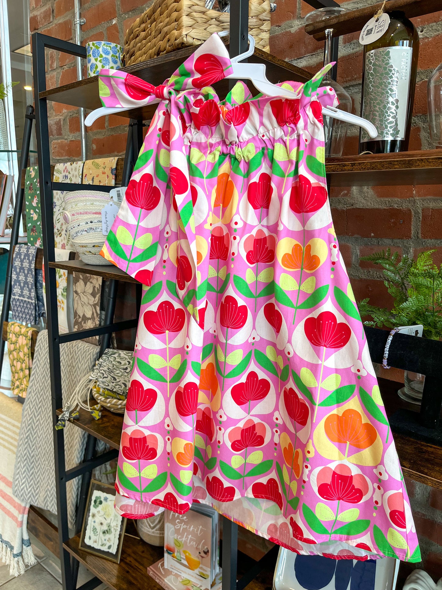 The Bridget Ruffle Neck Top in Petal Parade