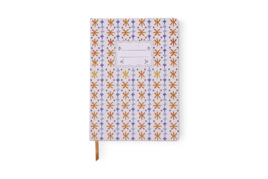Tulip Jumbo Journal in Marigold + Blue
