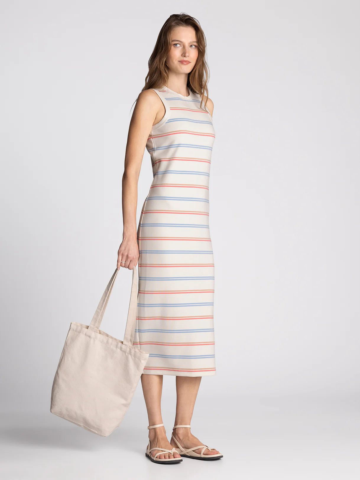 Walter Dress in Misty Blue Pink
