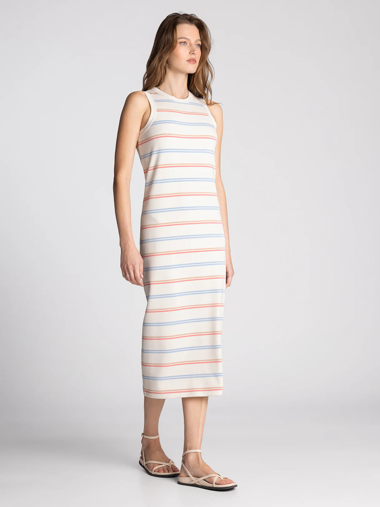 Walter Dress in Misty Blue Pink
