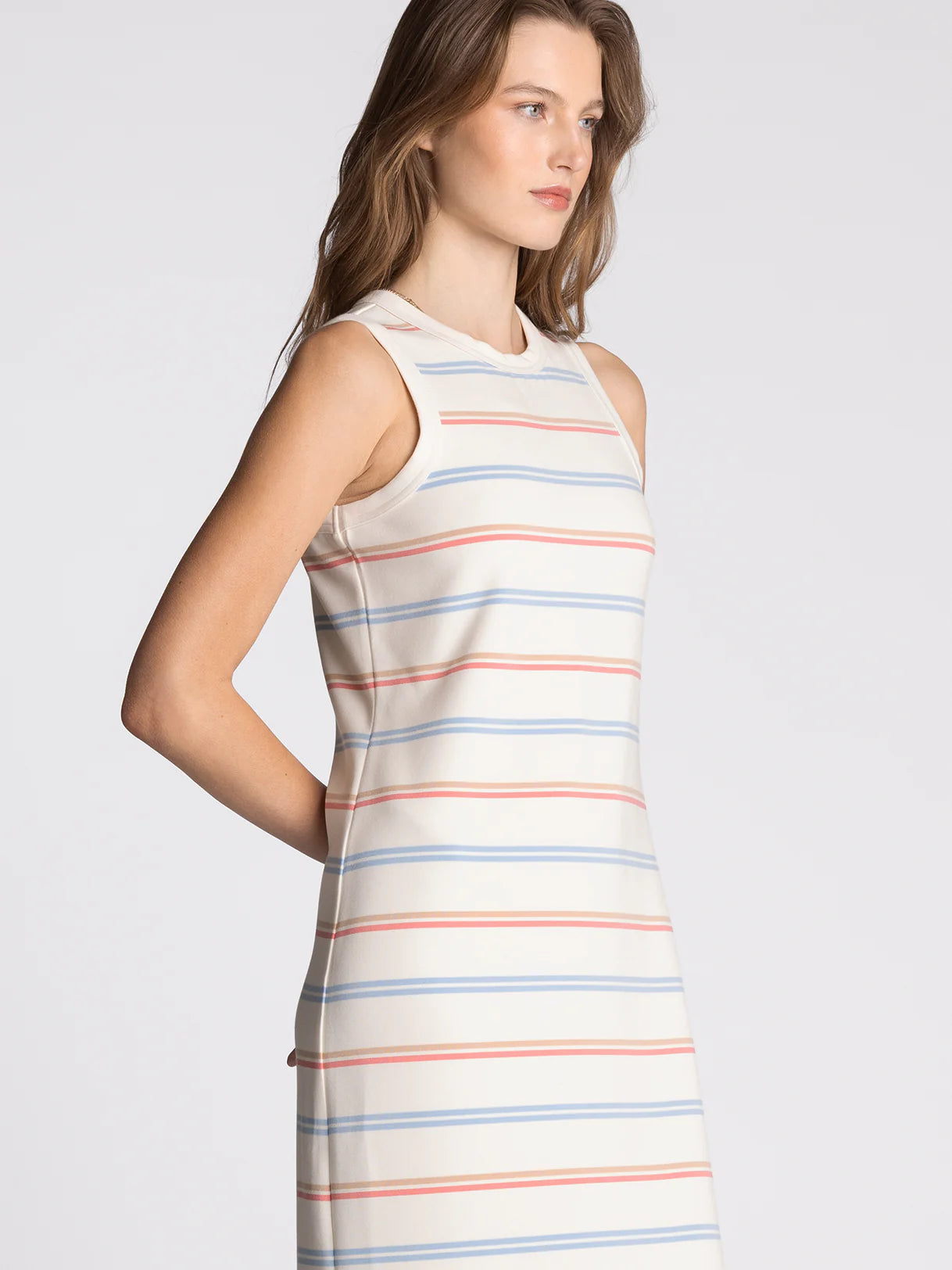 Walter Dress in Misty Blue Pink